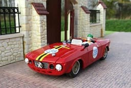 1/32 RESIN BODIED LANCIA FULVIA SLOT CAR *UNIQUE* Mulsanne Models.RARE