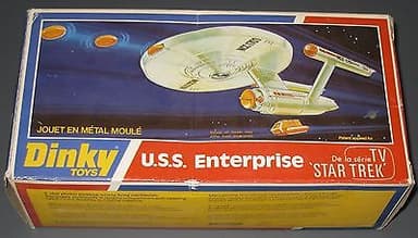 1976 Dinky Die Cast 358 Star Trek U.S.S. Enterprise
