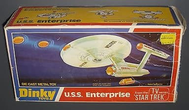 1976 Dinky Die Cast 358 Star Trek U.S.S. Enterprise