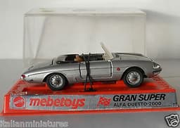 Alfa Romeo Spider Duetto 2000 Mattel Mebetoys 1/43 Diecast A18 Excellent