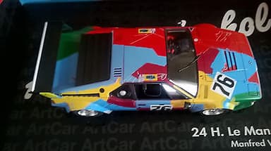 BMW M1 Art Car Andy Warhol Fly 96071 E1301 24 Hrs Le Mans Slot Car 1:32