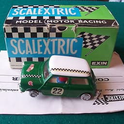 ¡¡¡BRAND NEW!!! SPANISH SCALEXTRIC EXIN "MINI - COOPER" GREEN (REF. 4045)