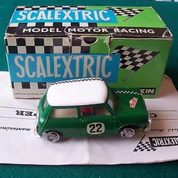 ¡¡¡BRAND NEW!!! SPANISH SCALEXTRIC EXIN "MINI - COOPER" GREEN (REF. 4045)