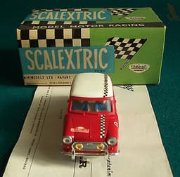 ¡¡¡BRAND NEW!!! SPANISH SCALEXTRIC EXIN "MINI - COOPER" RED (REF. C-45)