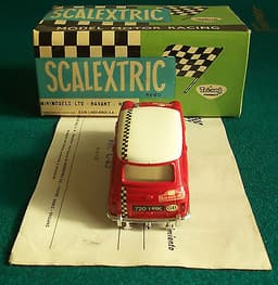¡¡¡BRAND NEW!!! SPANISH SCALEXTRIC EXIN "MINI - COOPER" RED (REF. C-45)