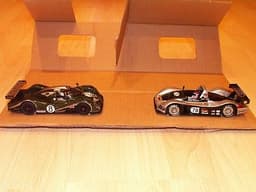 Carrera Evolution Le Mans Bentley Exp Speed 8 & Audi R8R Slot Cars Scalextric