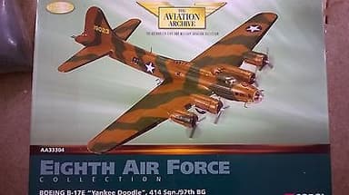 Corgi Die Cast Aircraft B17 Yankee Doodle 1.72 scale WW11