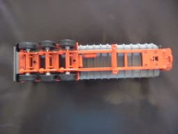 Corgi Diecast 1.50 Scale Red/Grey Trailer for use with Tekno or Corgi Cabs