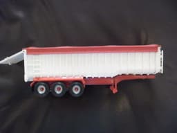 Corgi Diecast 1.50 Scale White & Red Trailer for use with Tekno or Corgi Cabs