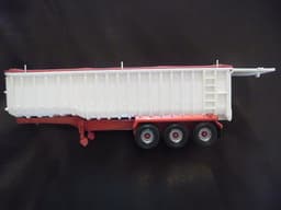 Corgi Diecast 1.50 Scale White & Red Trailer for use with Tekno or Corgi Cabs