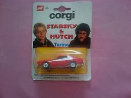 Corgi Juniors 45 Diecast Starsky & Hutch Gran Torino Whizzwheels (On Card)