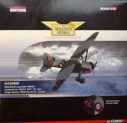 Corgi Limited edition 1:72 Die-cast Westland Lysander AA36806 Acz86
