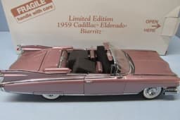 DANBURY MINT 1959 LIMITED EDITION CADILLAC ELDORADO NEW IN THE BOX