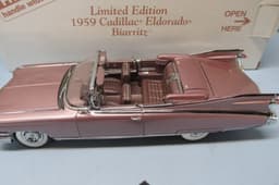 DANBURY MINT 1959 LIMITED EDITION CADILLAC ELDORADO NEW IN THE BOX