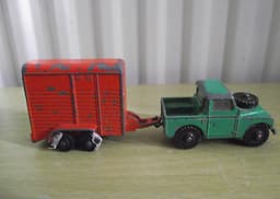 Dinky Dublo 073 Land Rover & Smiths Horse Trailer - Vintage Diecast Models OO