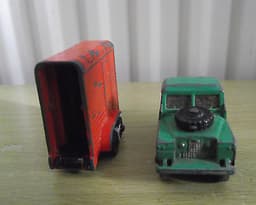 Dinky Dublo 073 Land Rover & Smiths Horse Trailer - Vintage Diecast Models OO