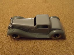 Dinky Pre-war Two-Tone Grey Version 36 Series Bentley 36b Stunning Model