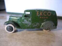 Dinky toy pre war EKCO RADIO delivery van