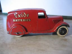 Dinky toy pre war EXIDE BATTERIES delivery van