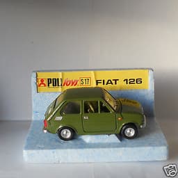 Fiat 126 Polistil Politoys Original 1/25 Diecast Model With Original Box