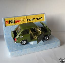 Fiat 126 Polistil Politoys Original 1/25 Diecast Model With Original Box