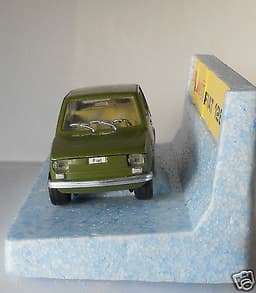 Fiat 126 Polistil Politoys Original 1/25 Diecast Model With Original Box
