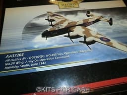 H.P. HALIFAX AV OP ELABORATE 1:72 CORGI AA37203 DIECAST LIMITED EDITION