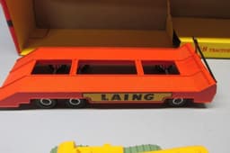 Matchbox King Size K-8A Prime Mover & Tractor Orange / K-3 with Hard Treads