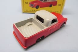 Matchbox Reg Whls 50A Commer Pick Up Gray & Red / Knobby BPW / “D" Box