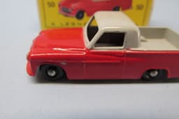 Matchbox Reg Whls 50A Commer Pick Up Gray & Red / Knobby BPW / “D" Box