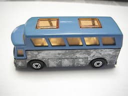 Matchbox Superfast Lesney Preproduction SF65 Airport Coach- Unpainted, BLUE roof