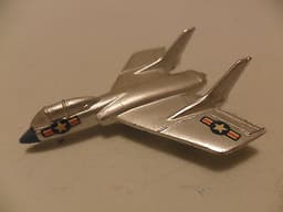 Mercury aeroplane Cutlass F7U-3 N.422 diecast like Dinky aircraft nr mint rare.