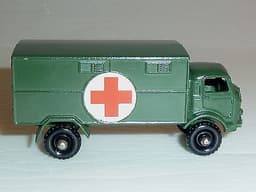 MINT MATCHBOX MOKO LESNEY ARMY AMBULANCE No 63 IN NEAR MINT++ ORIGINAL BOX