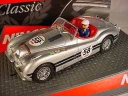 Ninco Jaguar XK 120 #58 Silver 50465 MB Vintage slot car