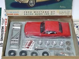 OLD KOGURE JAPAN "FORD MUSTANG 1965" SLOT CAR KIT 1/24