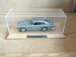 PAB/007 ~ JAMES BOND ~ SILVER ASTON MARTIN DB5 diecast 7" Danbury Mint 1:24
