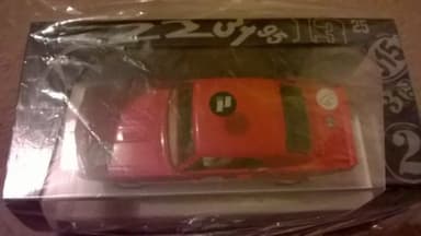 PIONEER SLOT CAR J-CODE 1967 CHEVY CAMARO SIGNAL RED TOOL TEST ASSEMBLY. 1 of 10
