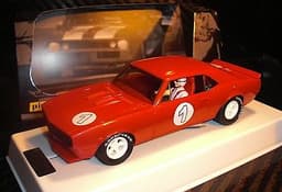 PIONEER SLOT CAR J-CODE SPECIAL 1967 CHEVY CAMARO SIGNAL RED TOOL TEST ASSEMBLY