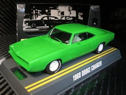 PIONEER SLOT CAR J-CODE SPECIAL 1968 DODGE CHARGER R/T \'LIME GREEN\' TOOL TEST