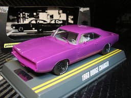 PIONEER SLOT CAR J-CODE SPECIAL 1968 DODGE CHARGER R/T "WILD PURPLE" TOOL TEST