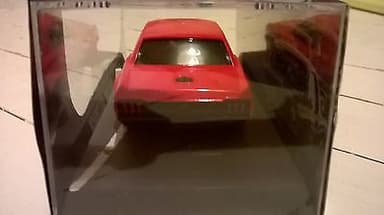 PIONEER SLOT CAR. NEW J-CODE MUSTANG NOTCHBACK RED 50 YEARS PROTOTYPE A. 1 of 6.