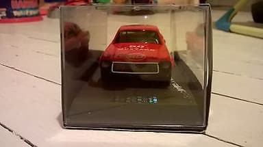 PIONEER SLOT CAR. NEW J-CODE MUSTANG NOTCHBACK RED 50 YEARS PROTOTYPE A. 1 of 6.