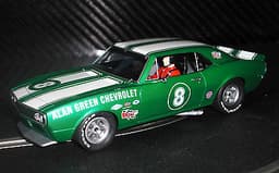 PIONEER SLOT CAR NEW UNBOXED AL GREEN CHEVROLET 1967 CAMARO Z-28 \'PAINT DEFECT\'