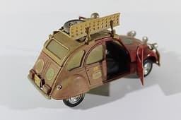 POLITOYS/POLISTIL CITROEN 2CV "RAID AFRIQUE 1973" 1/25 SCALE VTG DIECAST MODEL