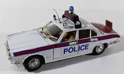 POLITOYS/POLISTIL JAGUAR XJ 4.2 SALOON UK POLICE 1/25 SCALE VTG DIECAST MODEL