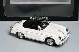 Porsche 1:18 AUTOart 356A Speedster White Diecast Model Car / Mint in Box