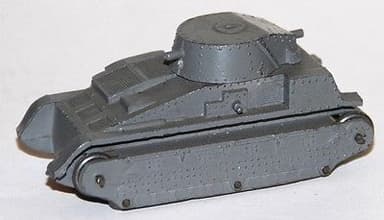 PRE WAR DINKY MECCANO NO. 22F TANK WITH ROTATING TURRET - EARLY LEAD BODY -RARE