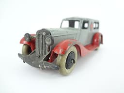 PRE-WAR DINKY TOYS N°24A AMBULANCE GREY / RED 1938 RARE AO