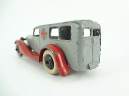 PRE-WAR DINKY TOYS N°24A AMBULANCE GREY / RED 1938 RARE AO