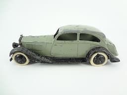 PRE-WAR DINKY TOYS N°30B ROLLS ROYCE COUPE PALE GREENISH GREY/BLACK 1935 RARE AO
